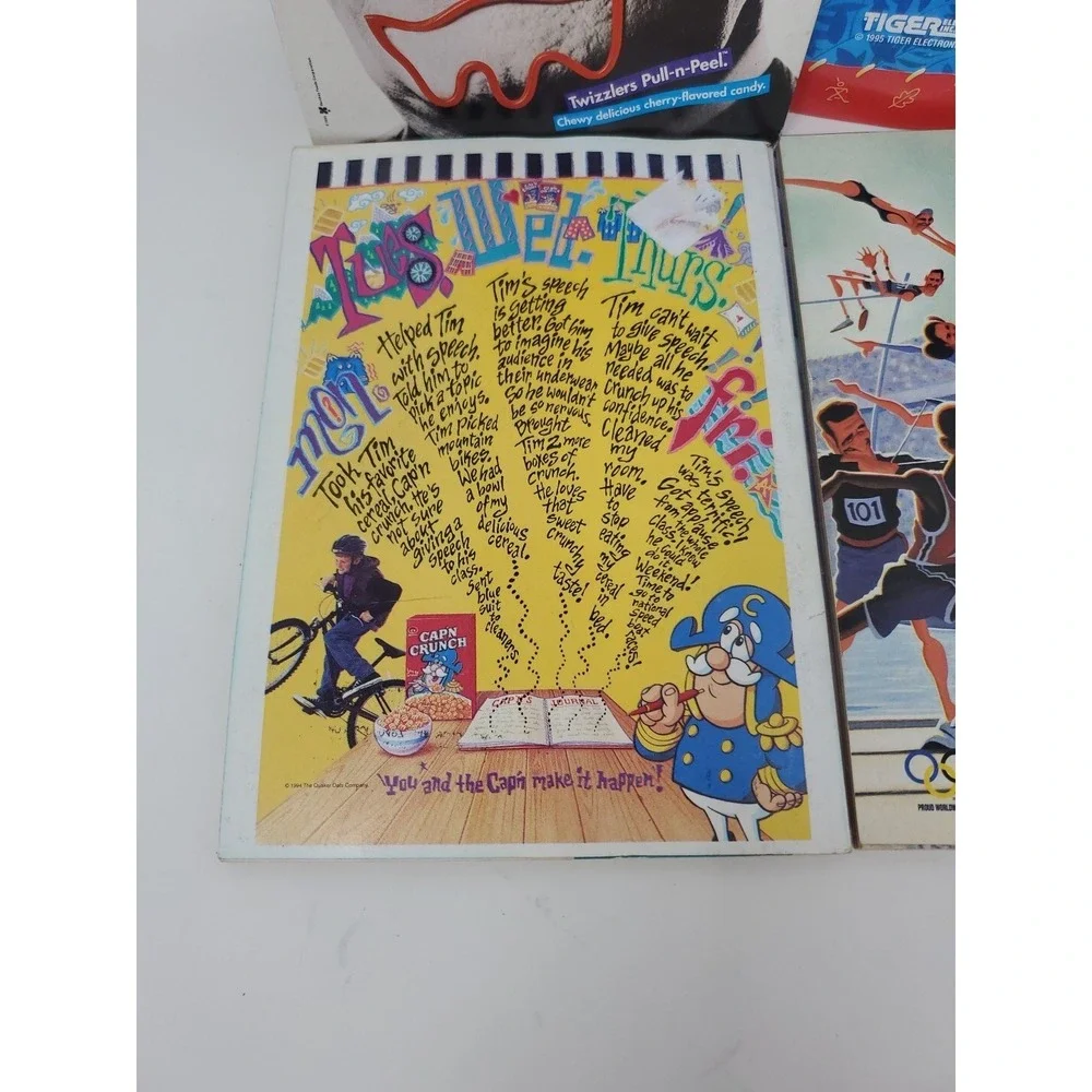Lot of 4 Disney Adventures Magazines 1995 Jim Carry Riddler Shaquile O'Neal